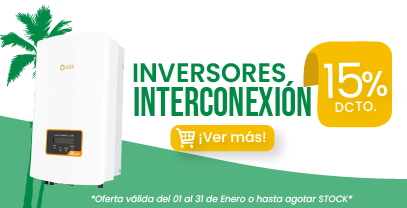 Inversores de interconexión hasta con el 15% de descuento