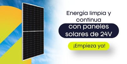 Paneles solares 24V