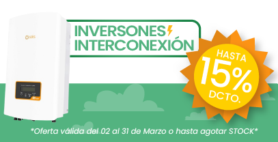 Inversores Interconexión con el 15% de descuento