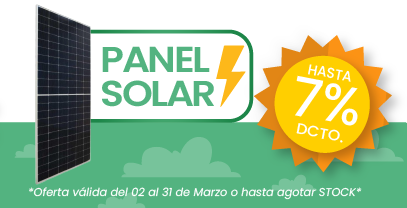 Paneles Solares hasta con el 7% de descuento