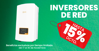 Inversores de RED hasta con el 15% de descuento
