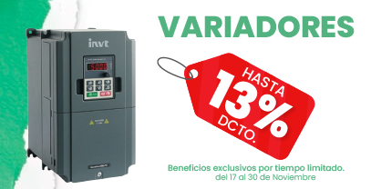 Variadores hasta con el 13% de descuento